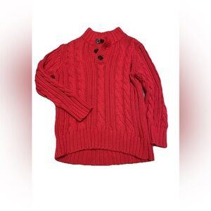 Old Navy Vibrant Red Knit Sweater